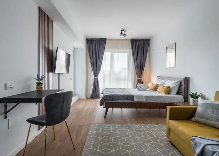 Apartament Urban Zen Elegant & Terrace & Parking