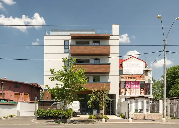 Urban Zen Elegant & Terrace & Parking Apartman Bukarest