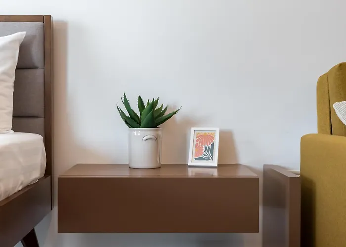 아파트 Urban Zen Elegant & Terrace & Parking *